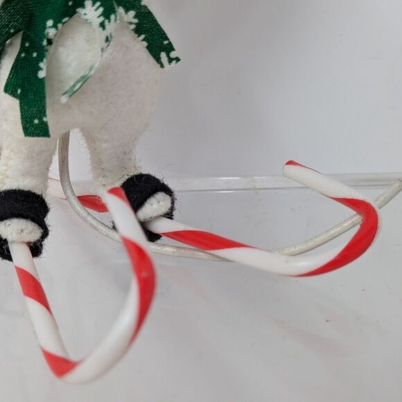 Annalee Mouse Skiing green scarf Christmas Ornament 1994, 4" - Picture 4 of 12